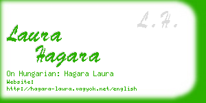 laura hagara business card